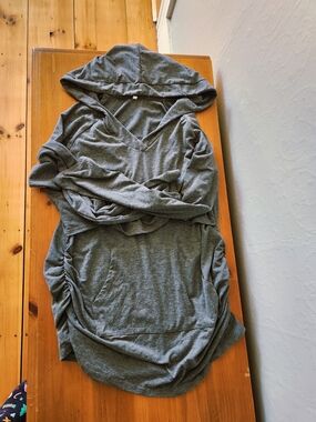 Women's Large Breastfeeding/pumping Hooded Sweatshirt